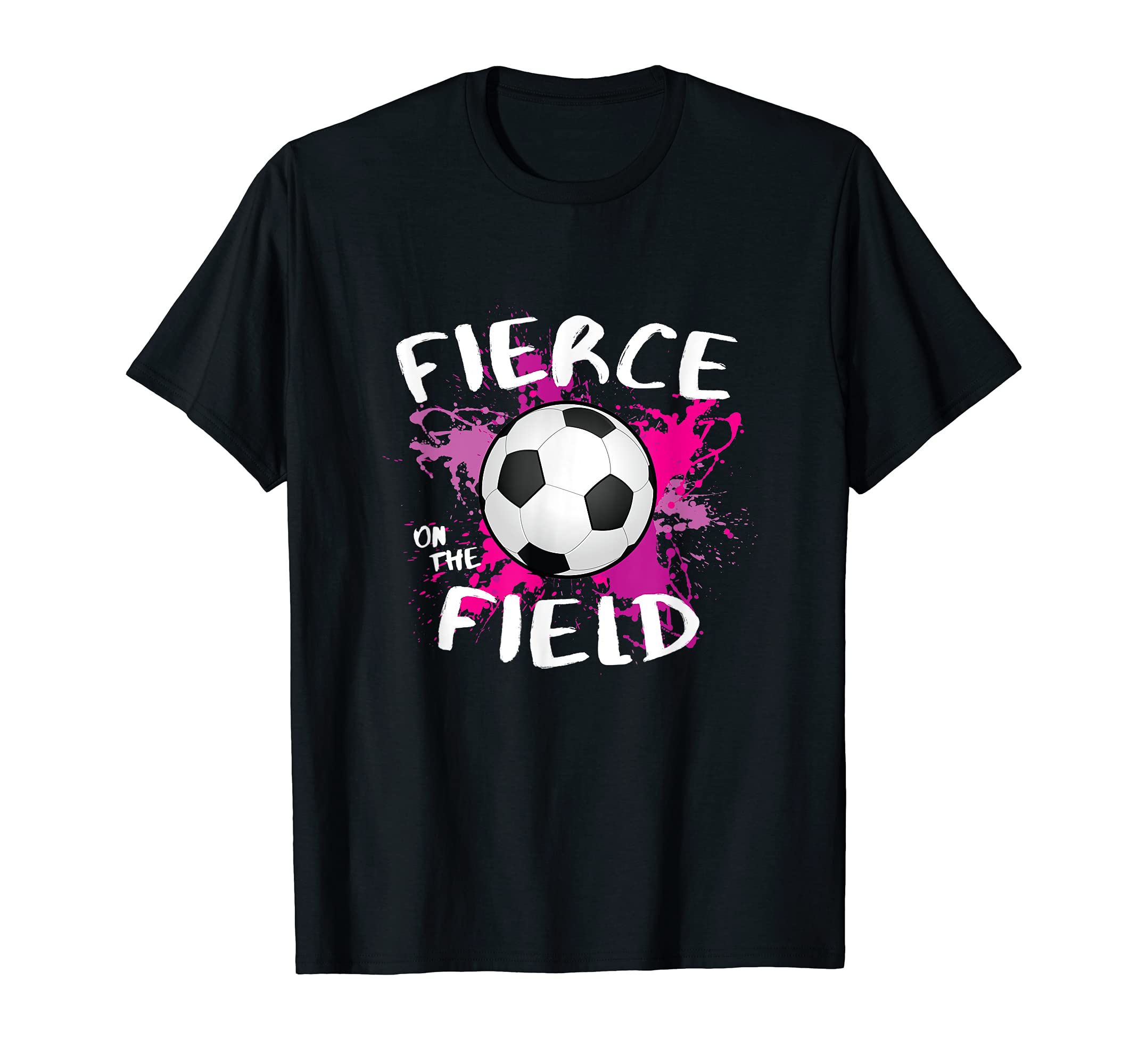 Fierce Field Soccer Player T-Shirt - Streetwear Style Unisex