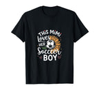 This Mimi Loves Her Soccer Soccer T-Shirt - Custom Art Print for Adults