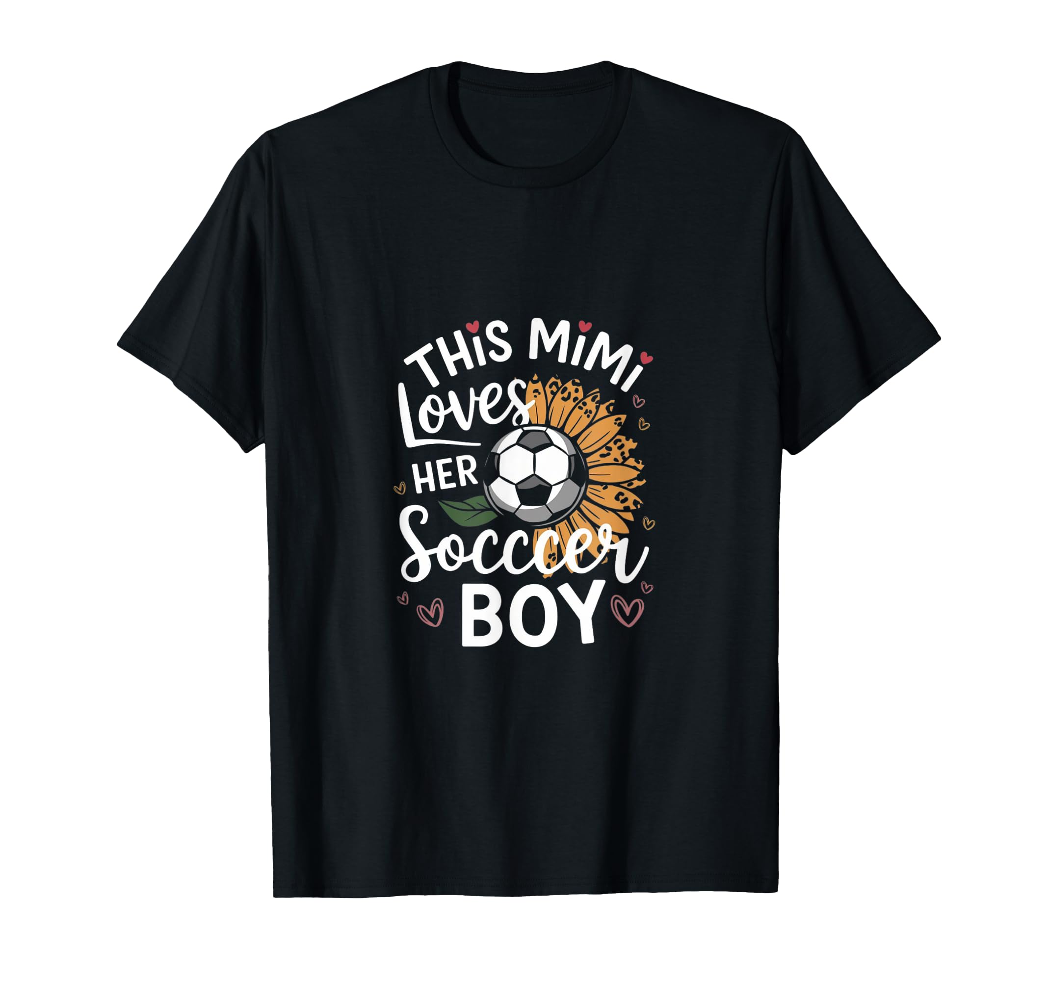 This Mimi Loves Her Soccer Soccer T-Shirt - Custom Art Print for Adults