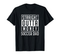 Soccer Dad Funny Fathers Day Football T-Shirt - Graphic Print for Adults