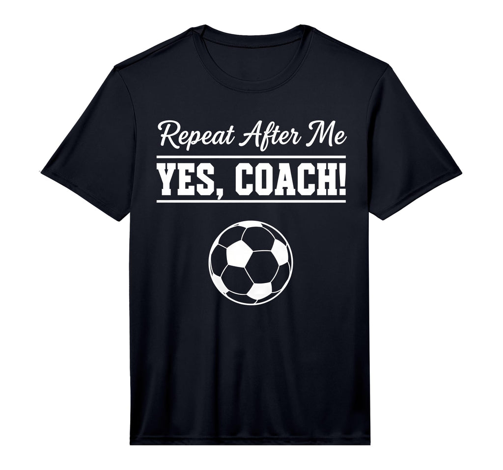 Mens Repeat After Me Yes Coach Funny T-Shirt - Trendy Graphic for Adults