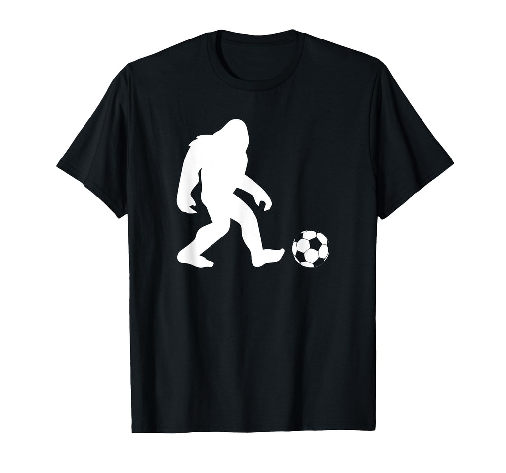 Soccer Bigfoot Funny Team Sasquatch T-Shirt - Minimalist Print for Adults