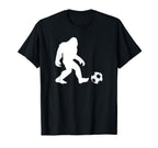 Soccer Bigfoot Funny Team Sasquatch T-Shirt - Minimalist Print for Adults
