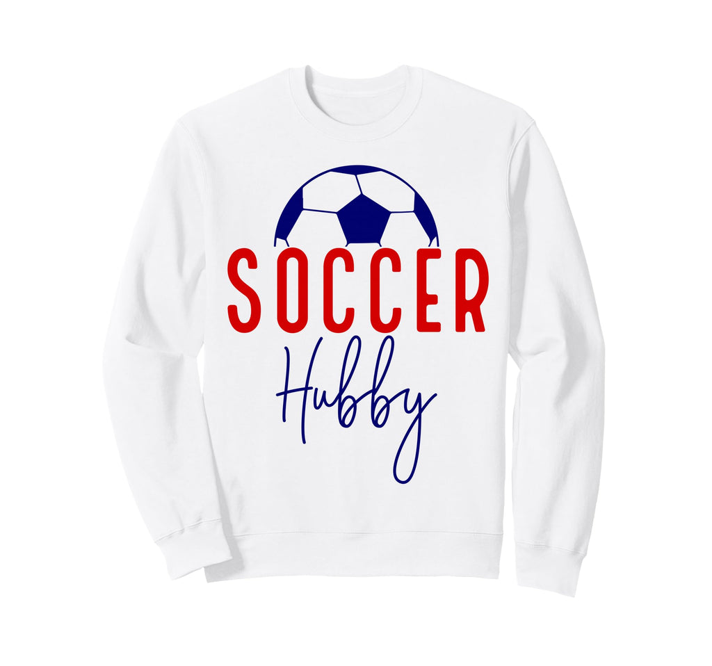 Soccer Hunny Soccer Ball Husband Sweatshirt - Minimalist Print for Adults