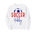 Soccer Hunny Soccer Ball Husband Sweatshirt - Minimalist Print for Adults