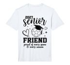 2027 Senior Soccer Friend Proud Family T-Shirt - Aesthetic Graphic Unisex