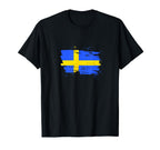 Sweden 2021 Swedish Flag Football Soccer T-Shirt - Unique Graphic Men Women