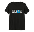 Eat Sleep Soccer Repeat Tri Blend T-Shirt - Aesthetic Graphic Unisex