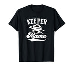 Soccer Keeper Mama Soccer Goalkeeper T-Shirt - Fun Novelty Design Unisex
