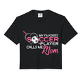 My Favorite Soccer Player Calls Me Hoodie - Minimalist Print for Adults