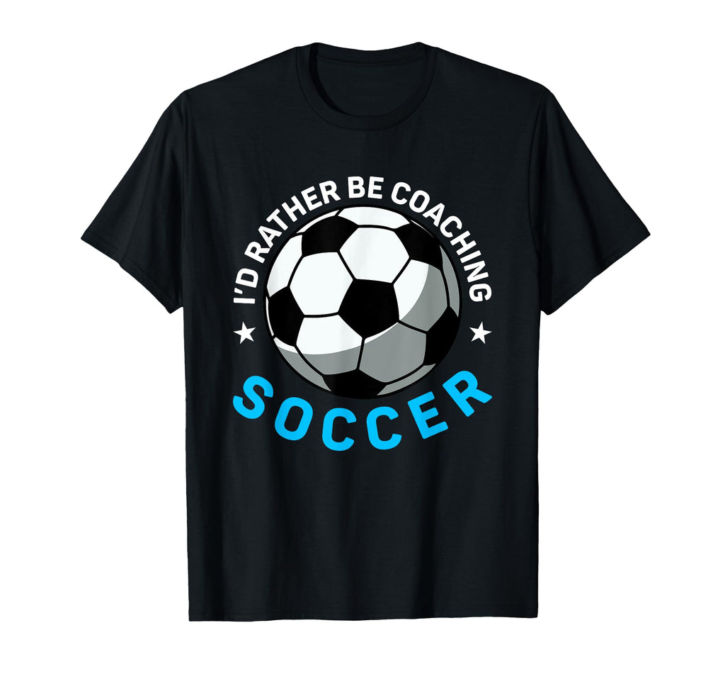Coaching Soccer Dad Coach Soccer T-Shirt - Fun Novelty Design Men Women