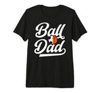 Mens Ball Dad Proud Soccer T-Shirt - Aesthetic Graphic Men Women