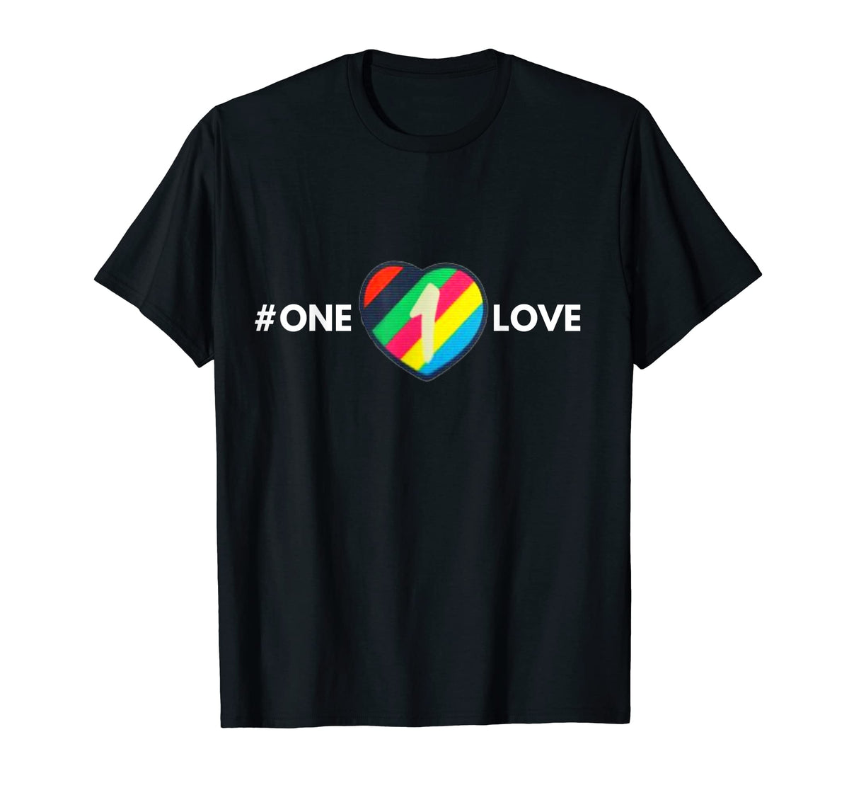 One Love Soccer Football Lgbtq Rights T-Shirt - Custom Art Print Unisex