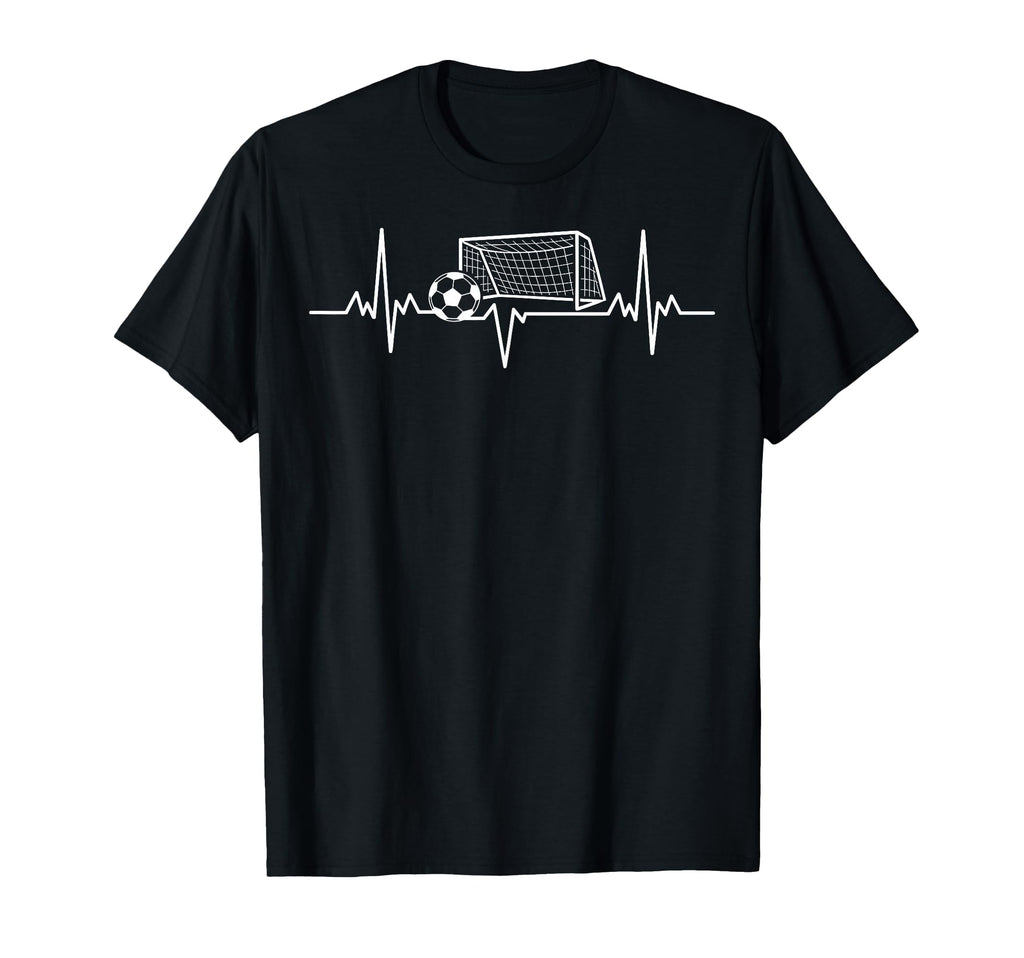 Soccer Heartbeat Football Lovers T-Shirt - Streetwear Style for Adults