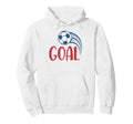 Goal Soccer Fan Training Soccer Practice Hoodie - Fun Novelty Design Unisex