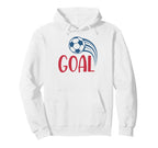 Goal Soccer Fan Training Soccer Practice Hoodie - Fun Novelty Design Unisex
