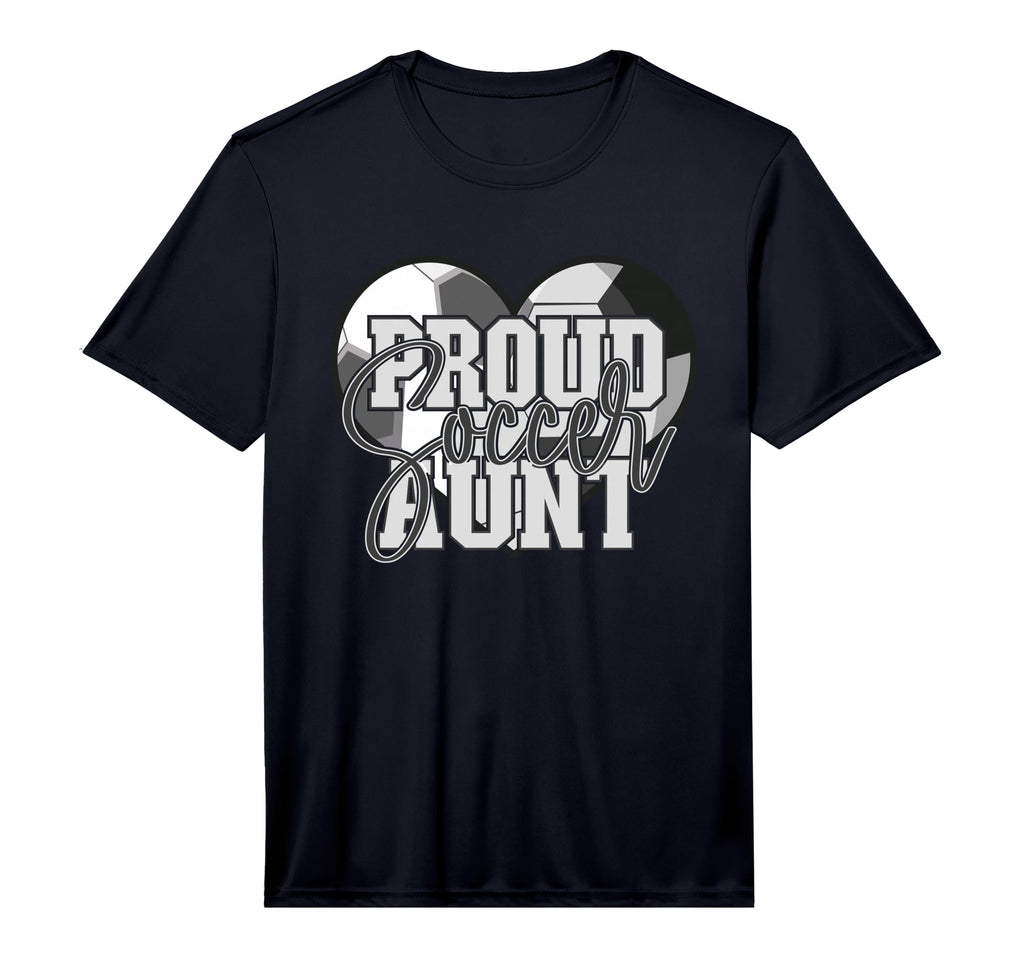 Proud Soccer Aunt Family Matching T-Shirt - Unique Graphic Men Women