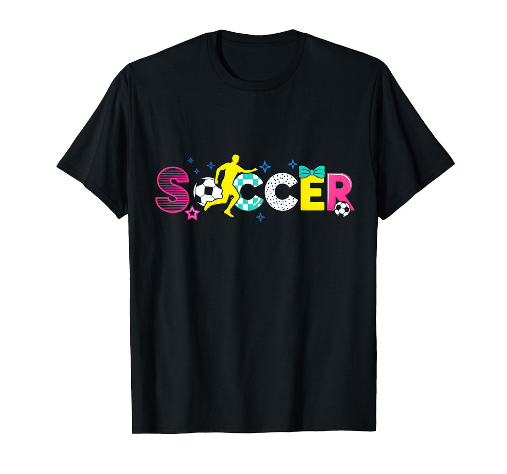 Soccer Coquette Bow Game Day Soccer Vibes T-Shirt - Custom Art Print Unisex