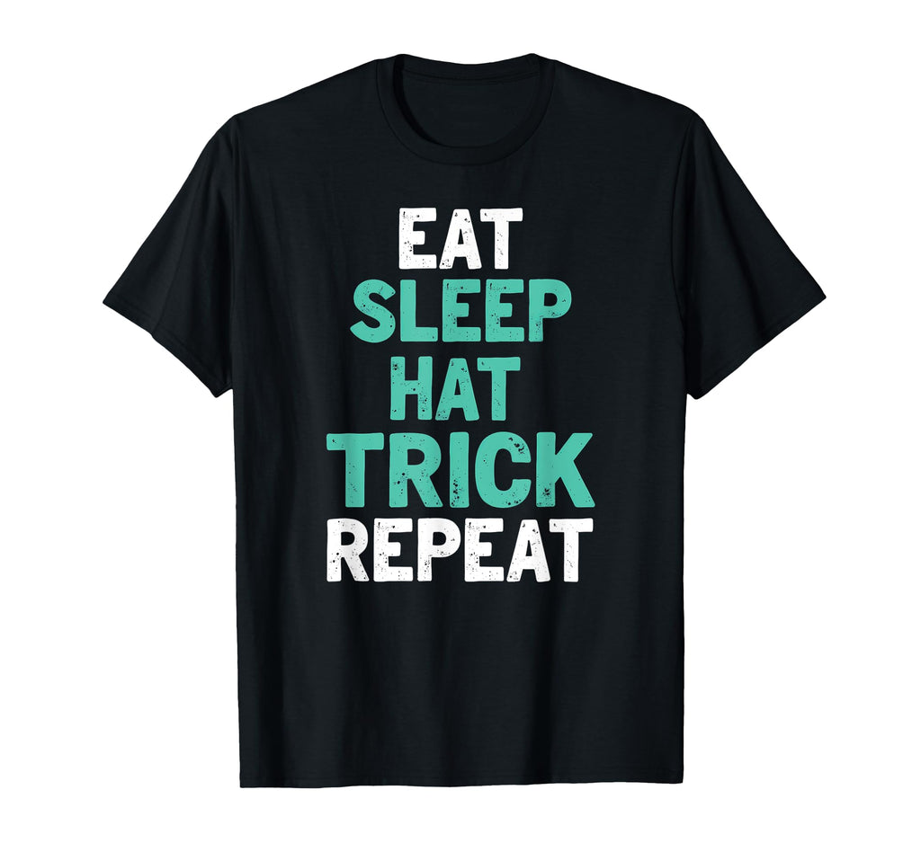 Soccer Eat Sleep Hat Trick Repeat Ice T-Shirt - Custom Art Print Men Women