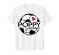 Soccer Poppy Soccer Player Family T-Shirt - Fun Novelty Design Men Women
