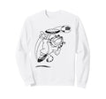 Garfield Soccer Kick Sweatshirt - Casual Everyday Wear Unisex