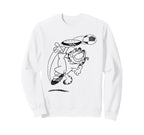 Garfield Soccer Kick Sweatshirt - Casual Everyday Wear Unisex