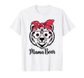 Soccer Player Mama Bear T-Shirt - Casual Everyday Wear Men Women