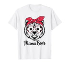 Soccer Player Mama Bear T-Shirt - Casual Everyday Wear Men Women