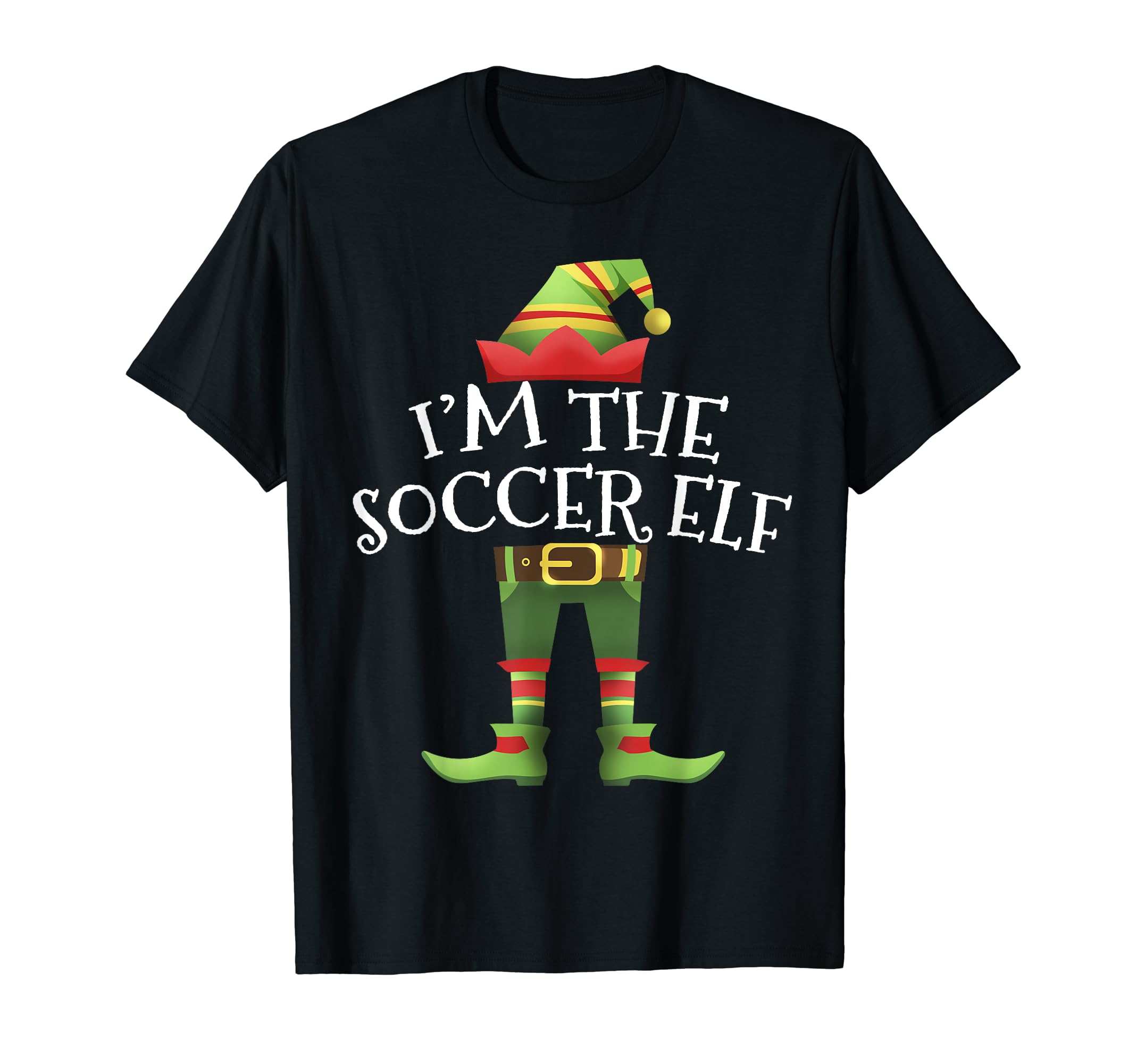 Im Soccer Elf Group Matching Family T-Shirt - Fun Novelty Design Men Women