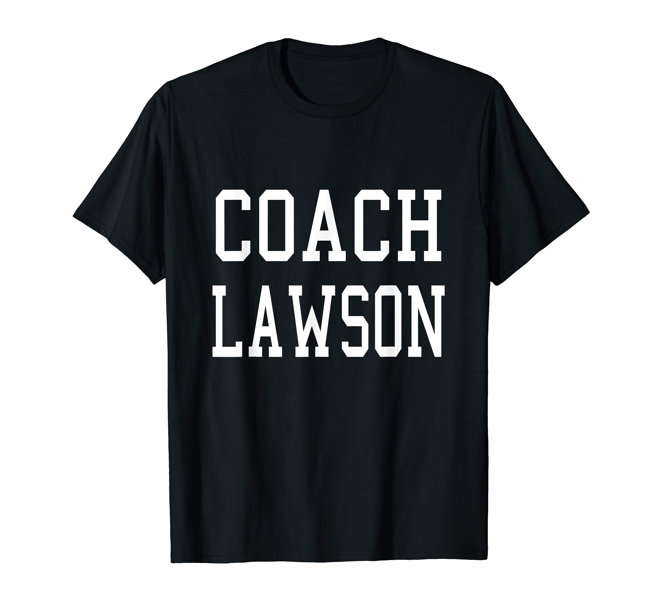 Coach Lawson Custom Football Soccer T-Shirt - Unique Graphic Unisex