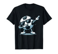 Dabbing Soccer Ball Funny Sports T-Shirt - Casual Everyday Wear Men Women