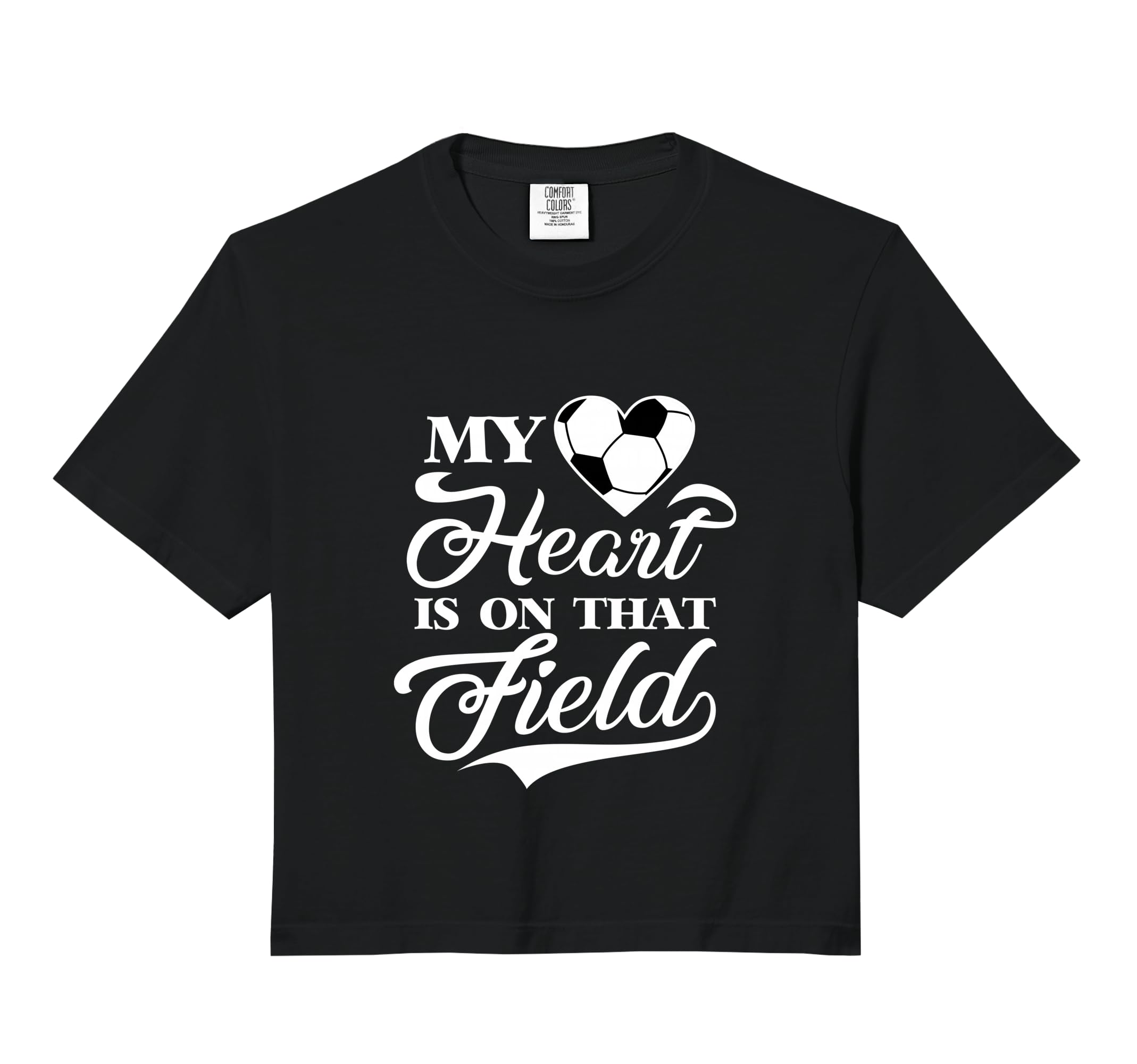 My Heart Is That Field Soccer Cheer Hoodie - Custom Art Print Men Women