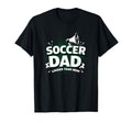 Soccer Dad Louder Than Mom Black T-Shirt - Fun Novelty Design Men Women