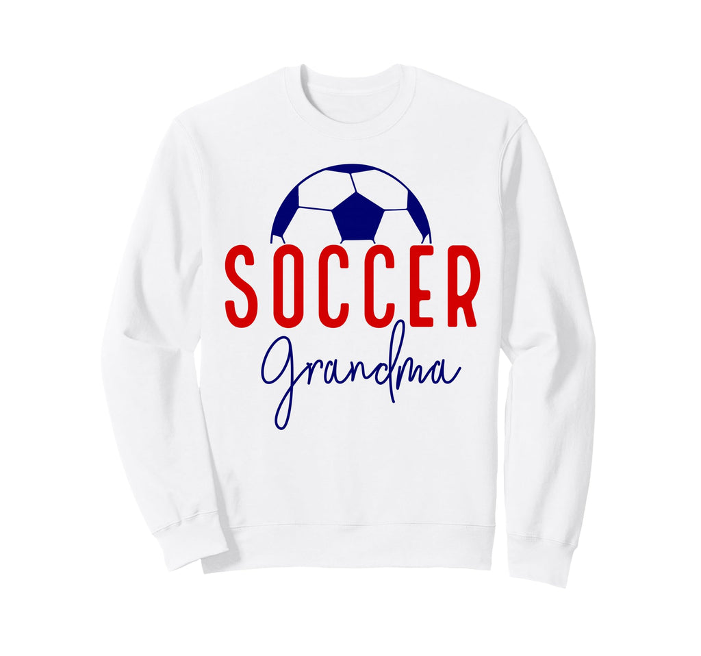 Soccer Grandma Soccer Grandson Sweatshirt - Minimalist Print Unisex
