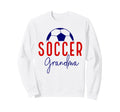 Soccer Grandma Soccer Grandson Sweatshirt - Minimalist Print Unisex
