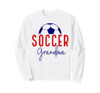 Soccer Grandma Soccer Grandson Sweatshirt - Minimalist Print Unisex
