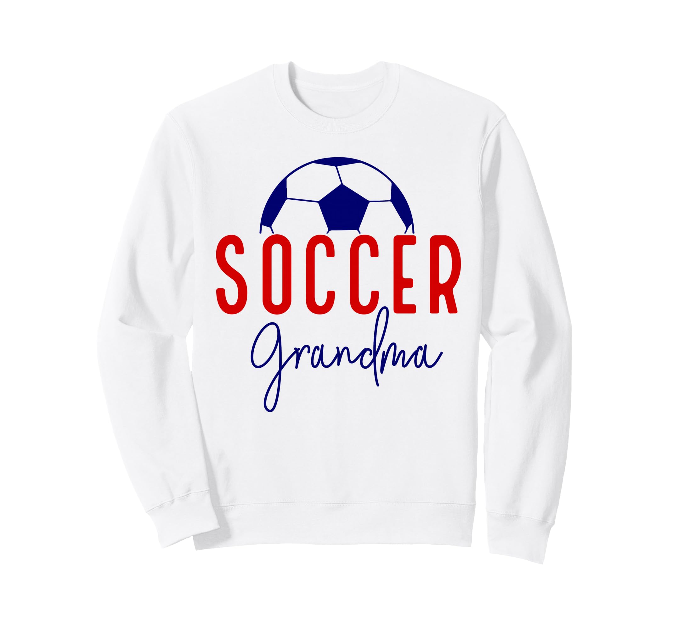 Soccer Grandma Soccer Grandson Sweatshirt - Minimalist Print Unisex