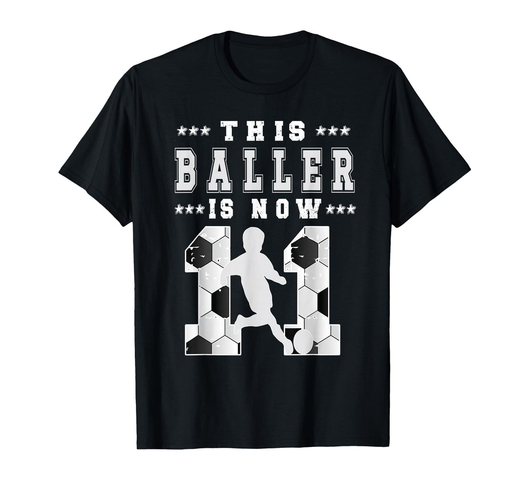 11Th Birthday Soccer Eleven Year Old T-Shirt - Unique Graphic for Adults