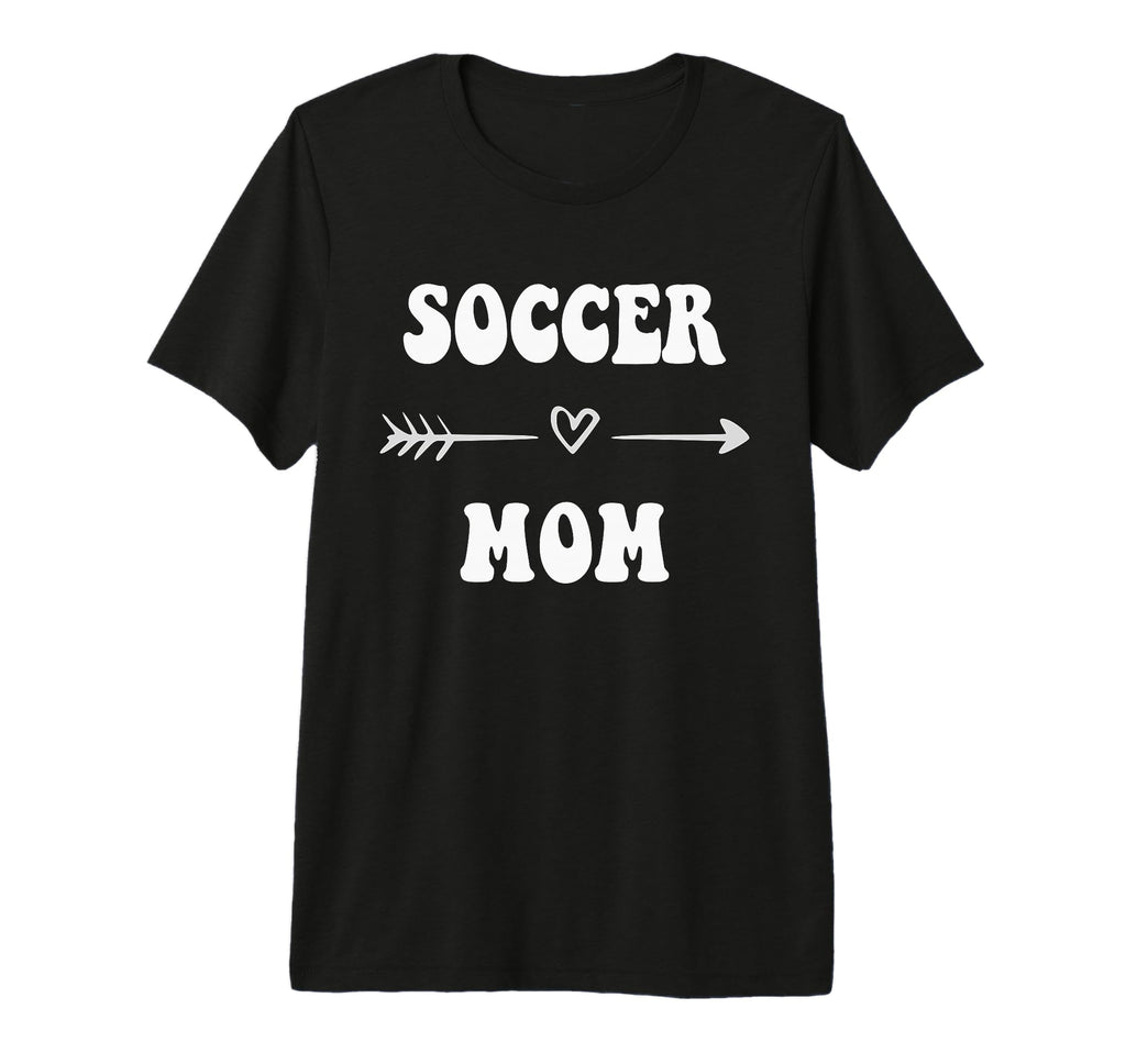 Soccer Mom Soccer Player Stylish Sports T-Shirt - Graphic Print for Adults