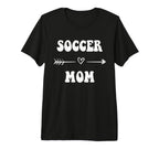 Soccer Mom Soccer Player Stylish Sports T-Shirt - Graphic Print for Adults