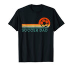 Funny Soccer Dad Ball Dad Soccer Player T-Shirt - Minimalist Print Unisex