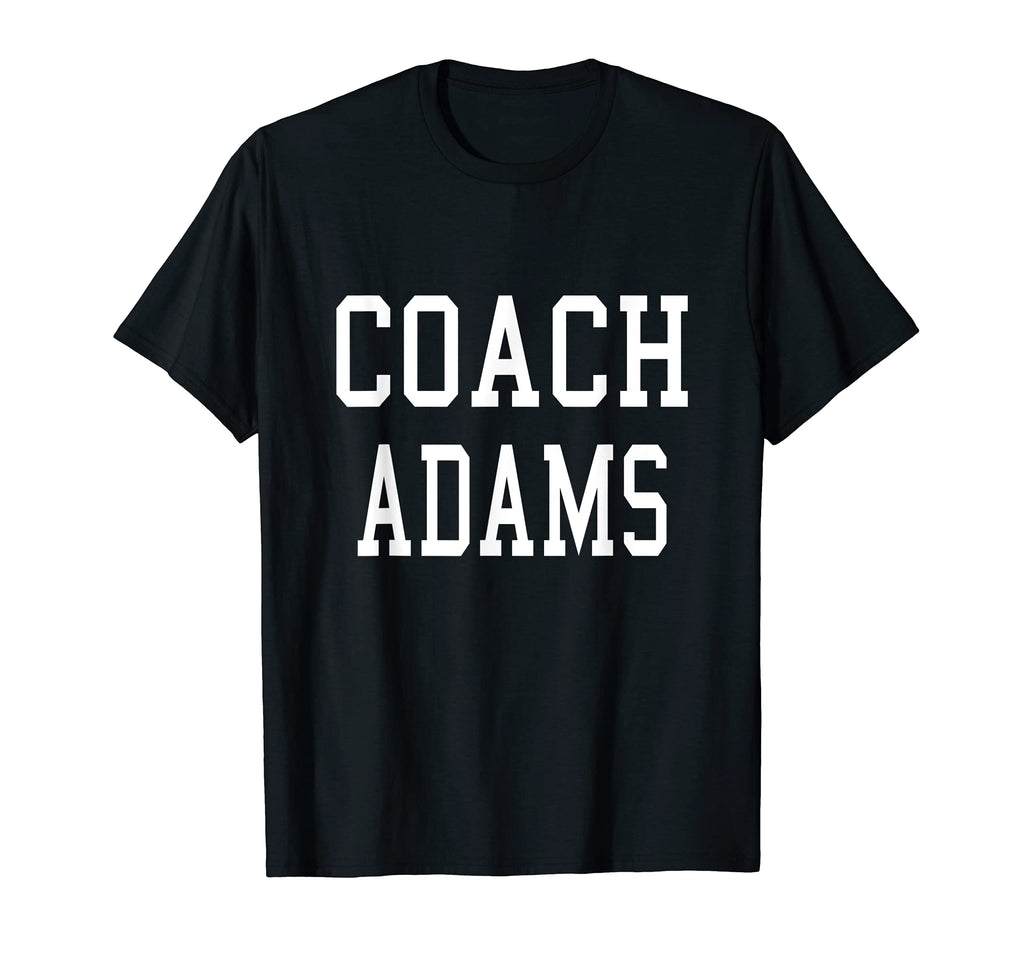 Coach Adams Custom Football Soccer T-Shirt - Unique Graphic Unisex