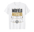 Football Collection Soccer Midfield T-Shirt - Casual Everyday Wear Unisex