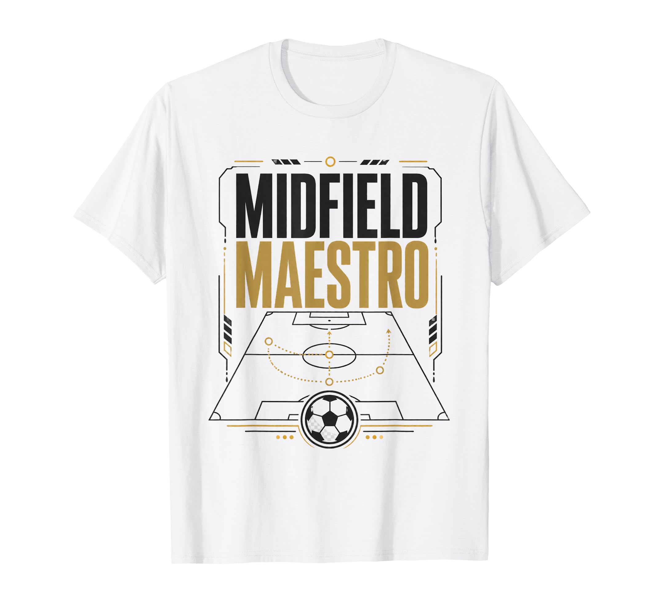 Football Collection Soccer Midfield T-Shirt - Casual Everyday Wear Unisex