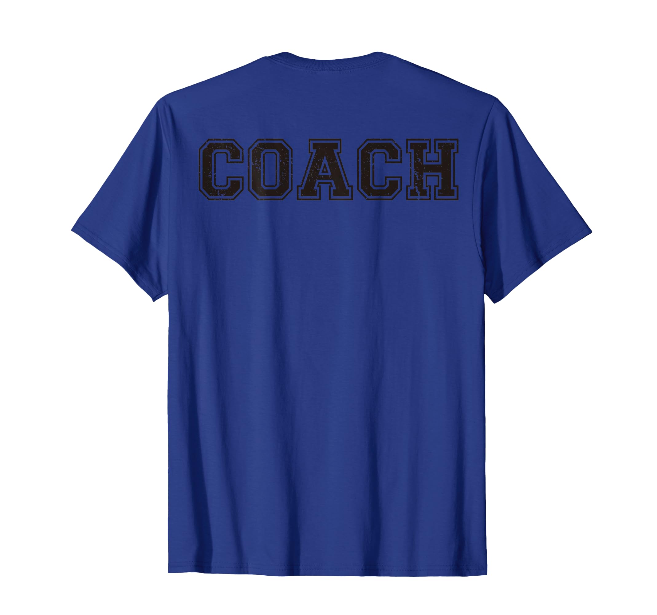 Coach Back Softball Gift Coaching T-Shirt - Casual Everyday Wear Men Women