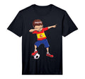 Dabbing Soccer Spain Spanish T-Shirt - Casual Everyday Wear Unisex
