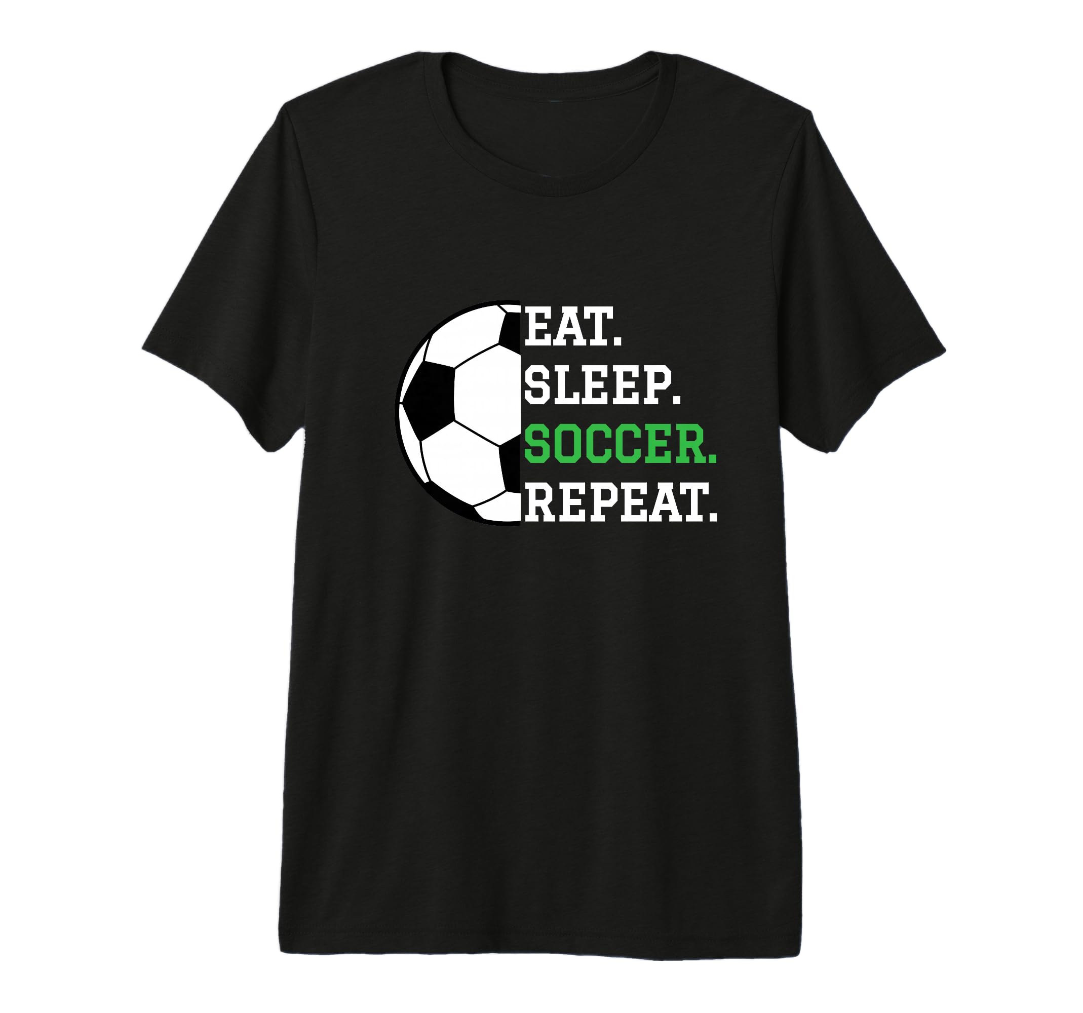 Soccer Player Soccer Lover Eat Sleep T-Shirt - Graphic Print Men Women