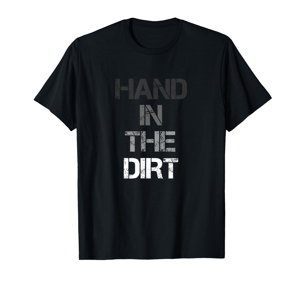 Football Lineman Shirts Gloves Hand Dirt T-Shirt - Unique Graphic Unisex