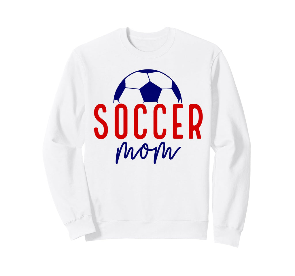 Soccer Mom Mama Soccer Mother Mommy Sweatshirt - Graphic Print for Adults