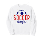 Soccer Mom Mama Soccer Mother Mommy Sweatshirt - Graphic Print for Adults